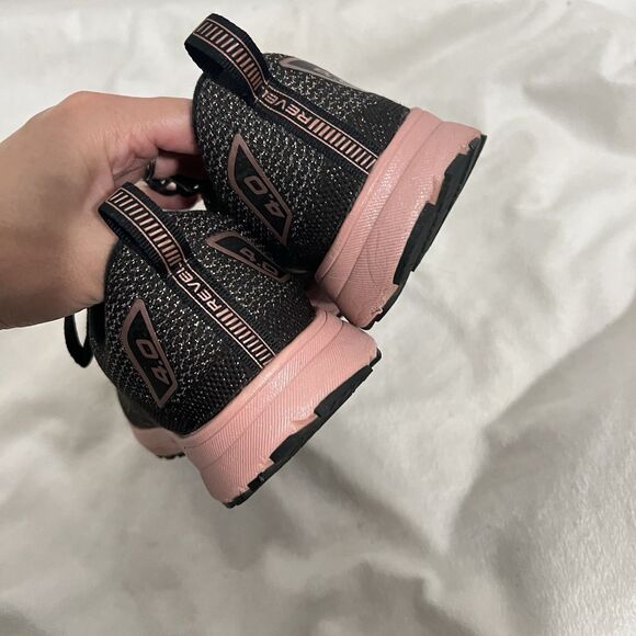 Brooks Revel 4 Sneakers Womens Size 7.5 Black Rose Gold Running Gym Energize - Picture 4 of 9